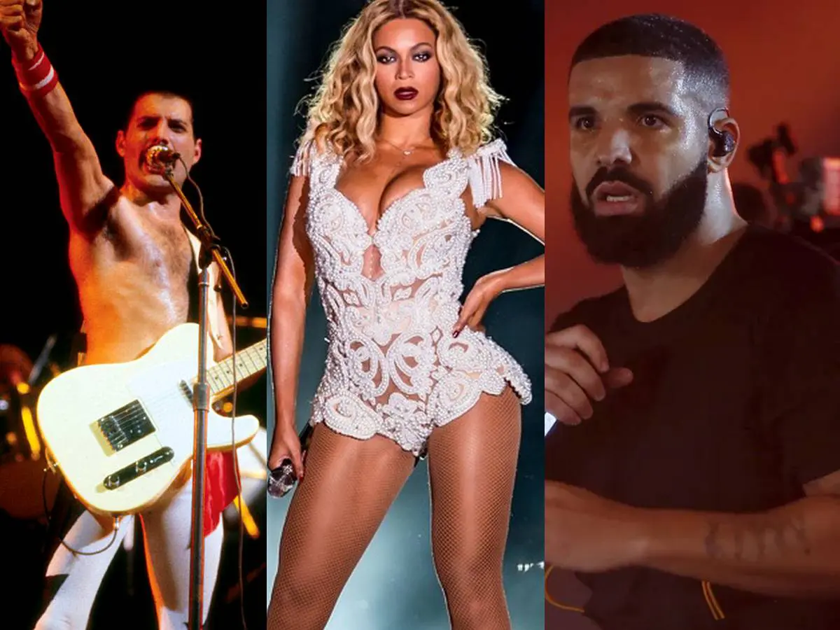 Freddie Mercury, Beyoncé e Drake