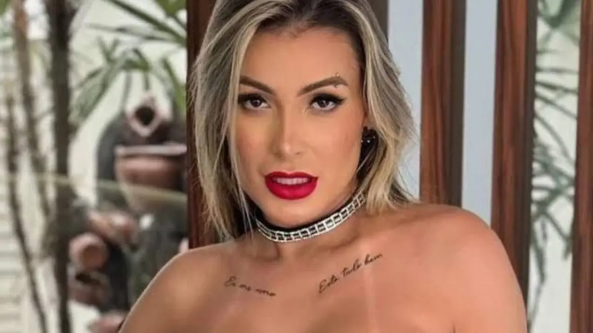 Andressa Urach surpreende com tatuagem de sardas: “Cara de ninfetinha”