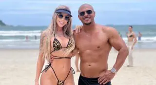 Miss Bumbum Deny Barbie e Lucas Ferraz