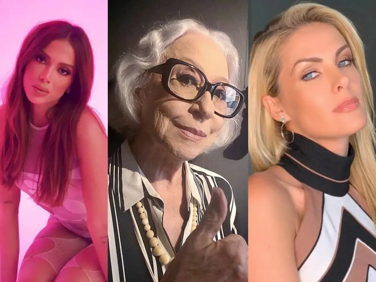 Anitta, Fernanda Montenegro e Ana Hickmann