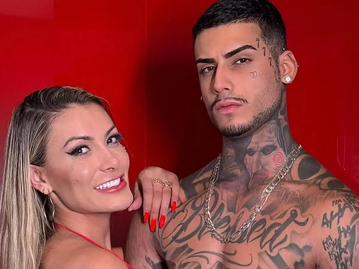 Andressa Urach e Kylian Cria