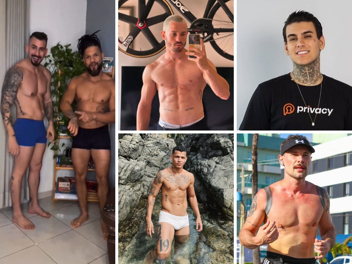 Os homens que estrearam no OnlyFans e Privacy em 2024 (Fotos: Reprodução/Instagram)