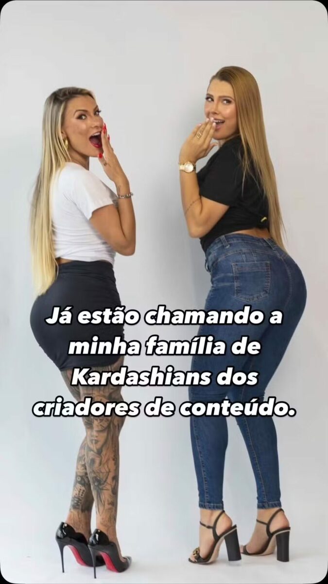 Andressa Urach e a nora, Gabi Ayala (Foto: Reprodução/Instagram)