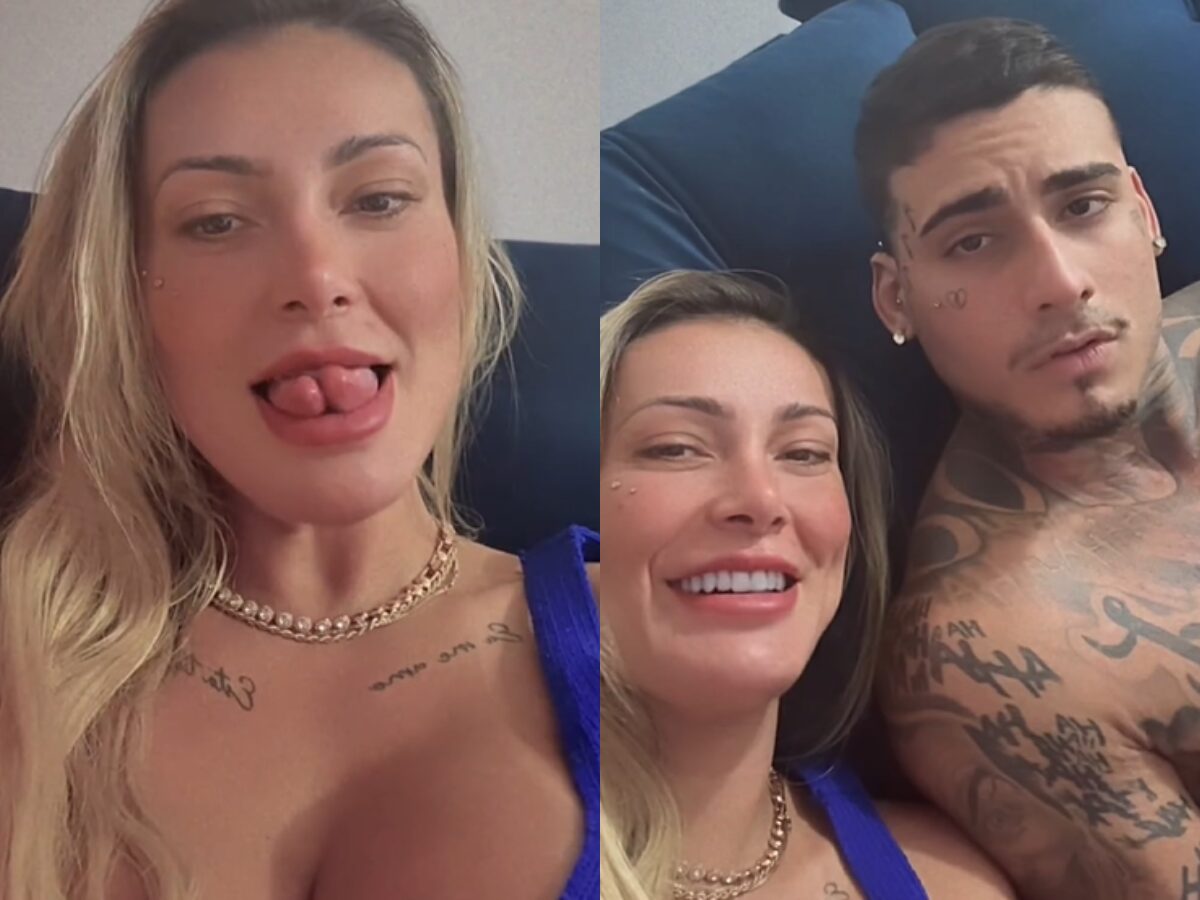 Andressa Urach e Kylian Cria