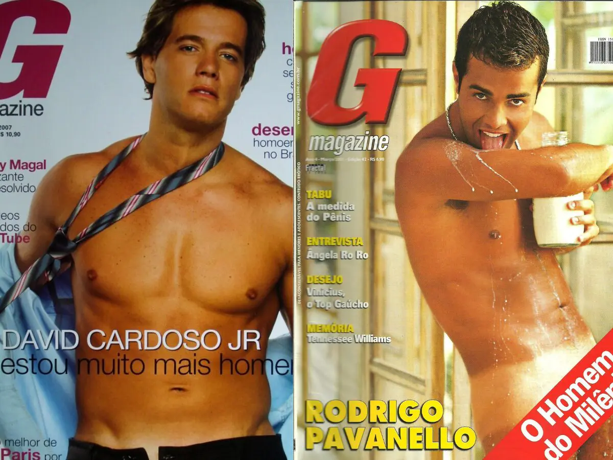 Atores brasileiros que já posaram pelados na revista G Magazine