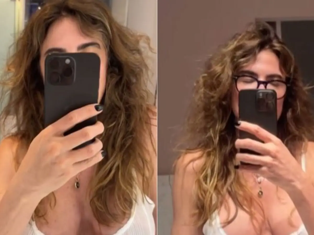 Luciana Gimenez mostra demais ao posar com camisola transparente