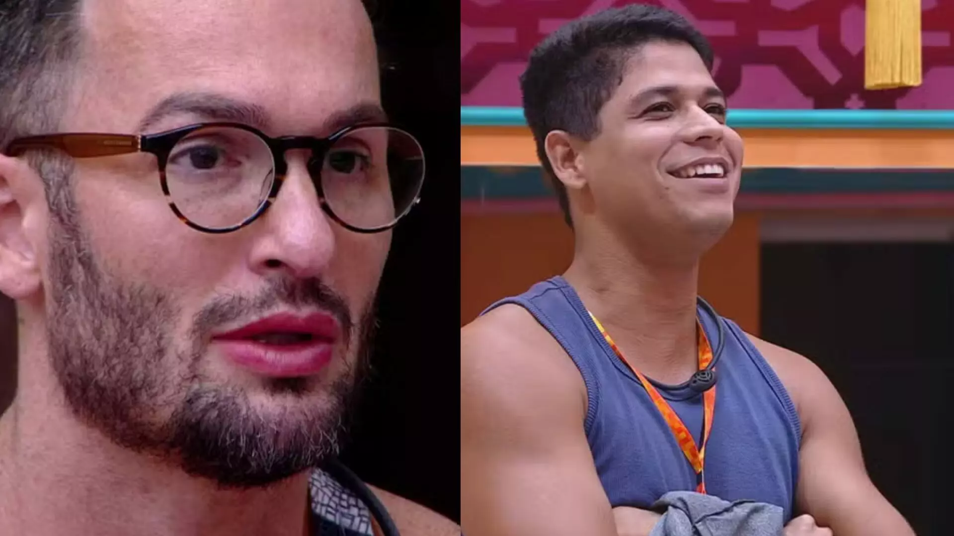 BBB 25: Diego Hypolito observa Guilherme tomando banho de sunga e vídeo viraliza