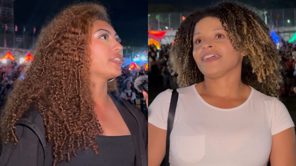 Ingrid Calado e Dalila Alves (Foto: Feed TV)