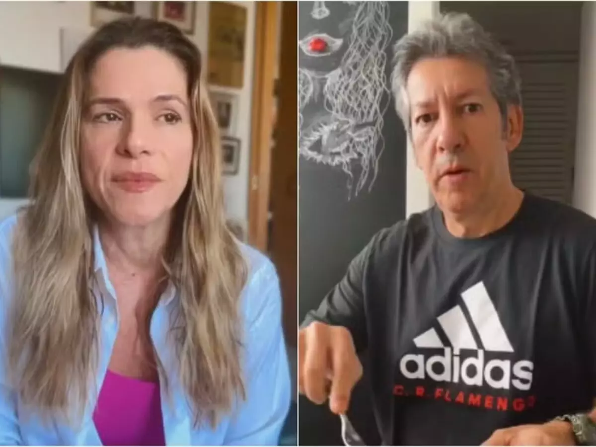 Ingrid Guimarães questiona marido sobre polêmica em voo: ‘Eu ia preso’