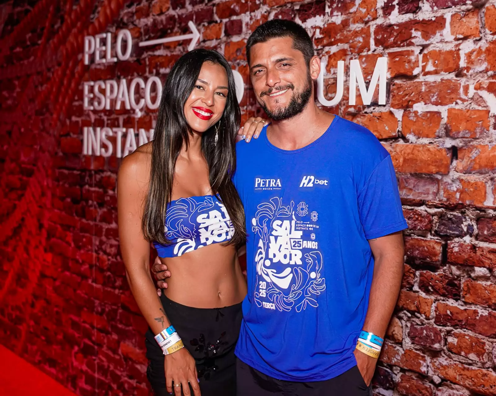 Yanna Lavigne e Bruno Gissoni