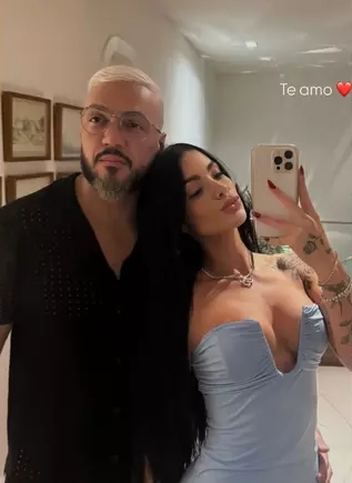Belo e Rayane Figliuzzi (Foto: Instagram)