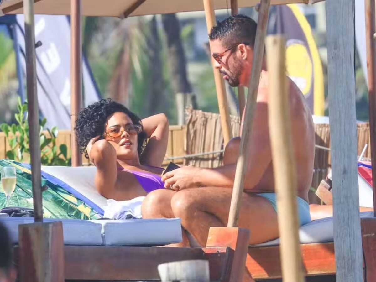 Cauã Reymond e Bella Campos