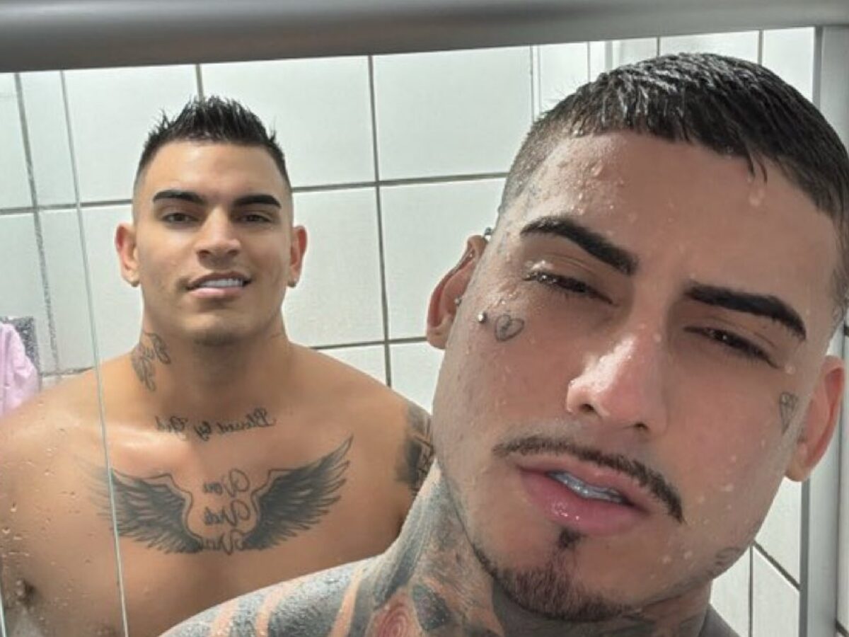 Kylian Cria e seu irmão