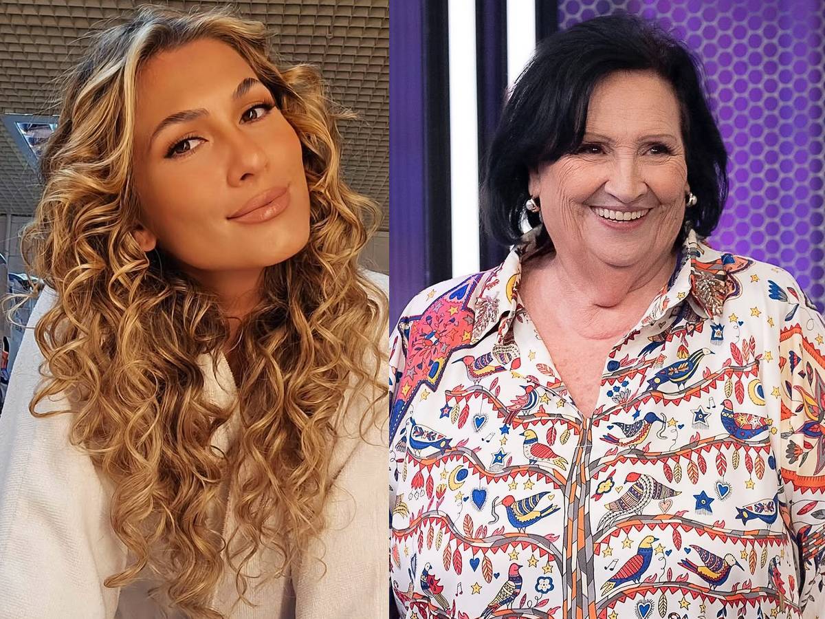 Lívia Andrade e Dona Déa