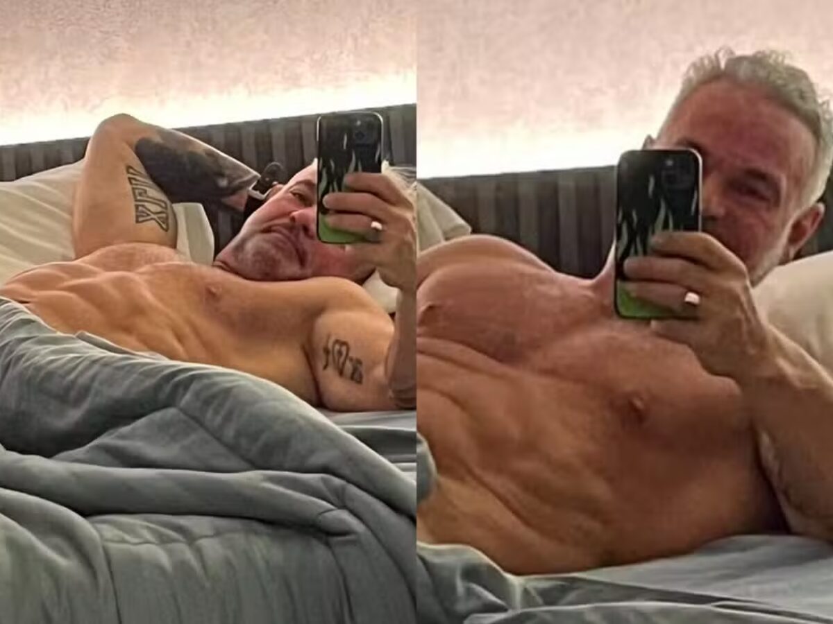 Pelado! Matheus Carrieri surge provocante e web pira