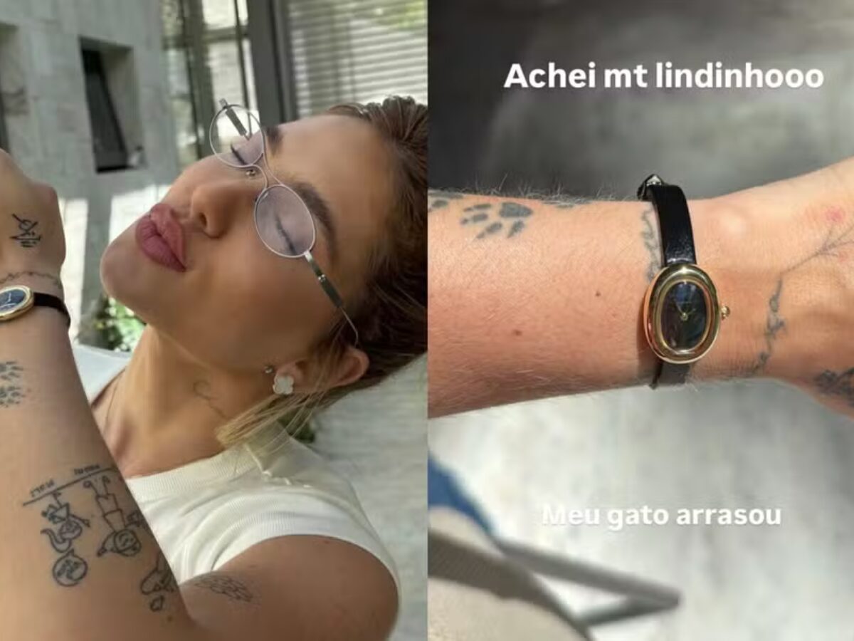 Virginia ostenta relógio de luxo que ganhou de Dia das Mães