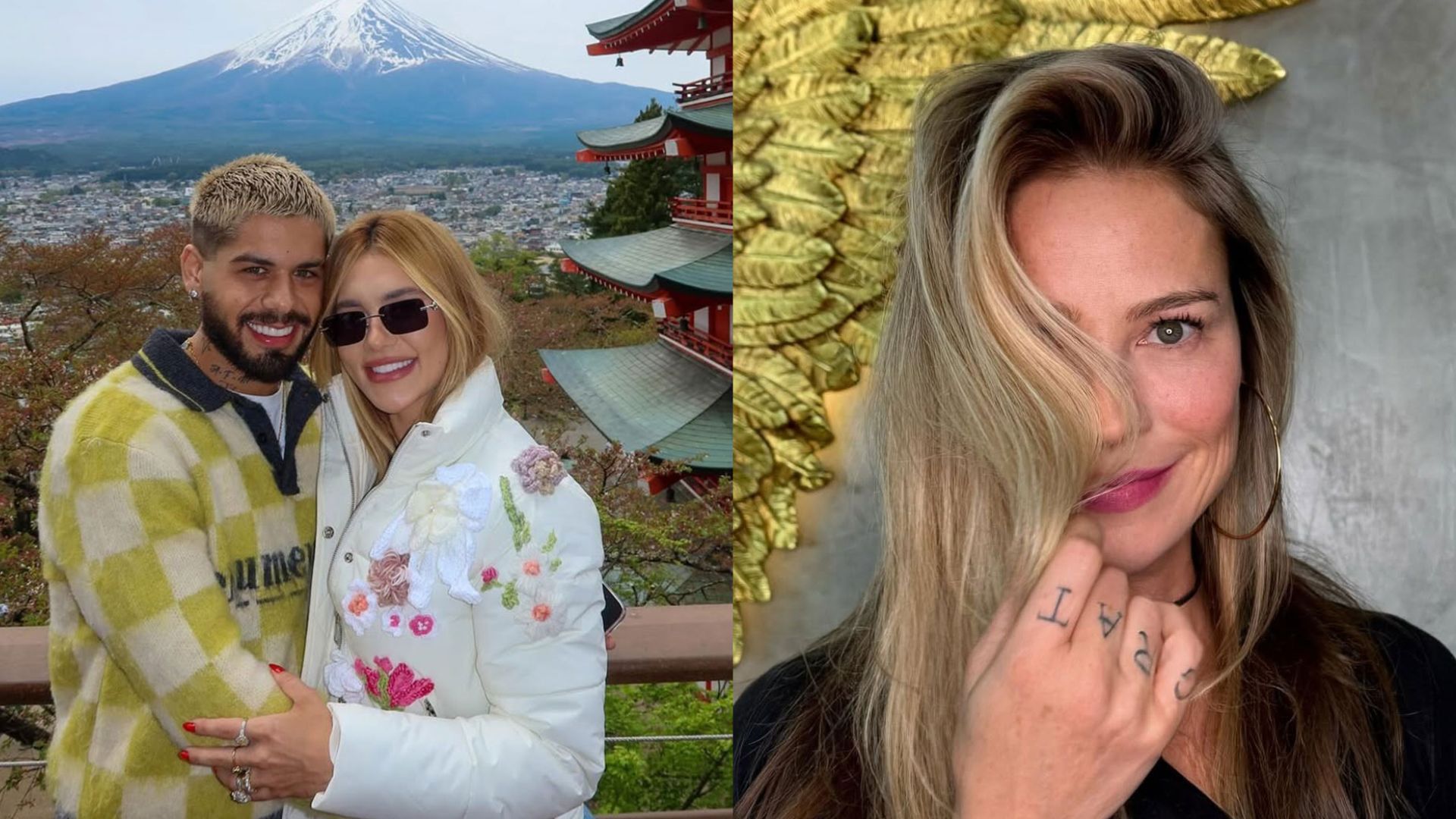 Zé Felipe, Virginia e Luana Piovani (Foto Reprodução Redes Sociais)