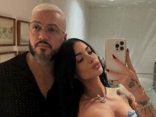 Belo e Rayane Figliuzzi