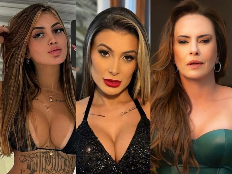 Mari Ávila, Andressa Urach e Núbia Oliiver