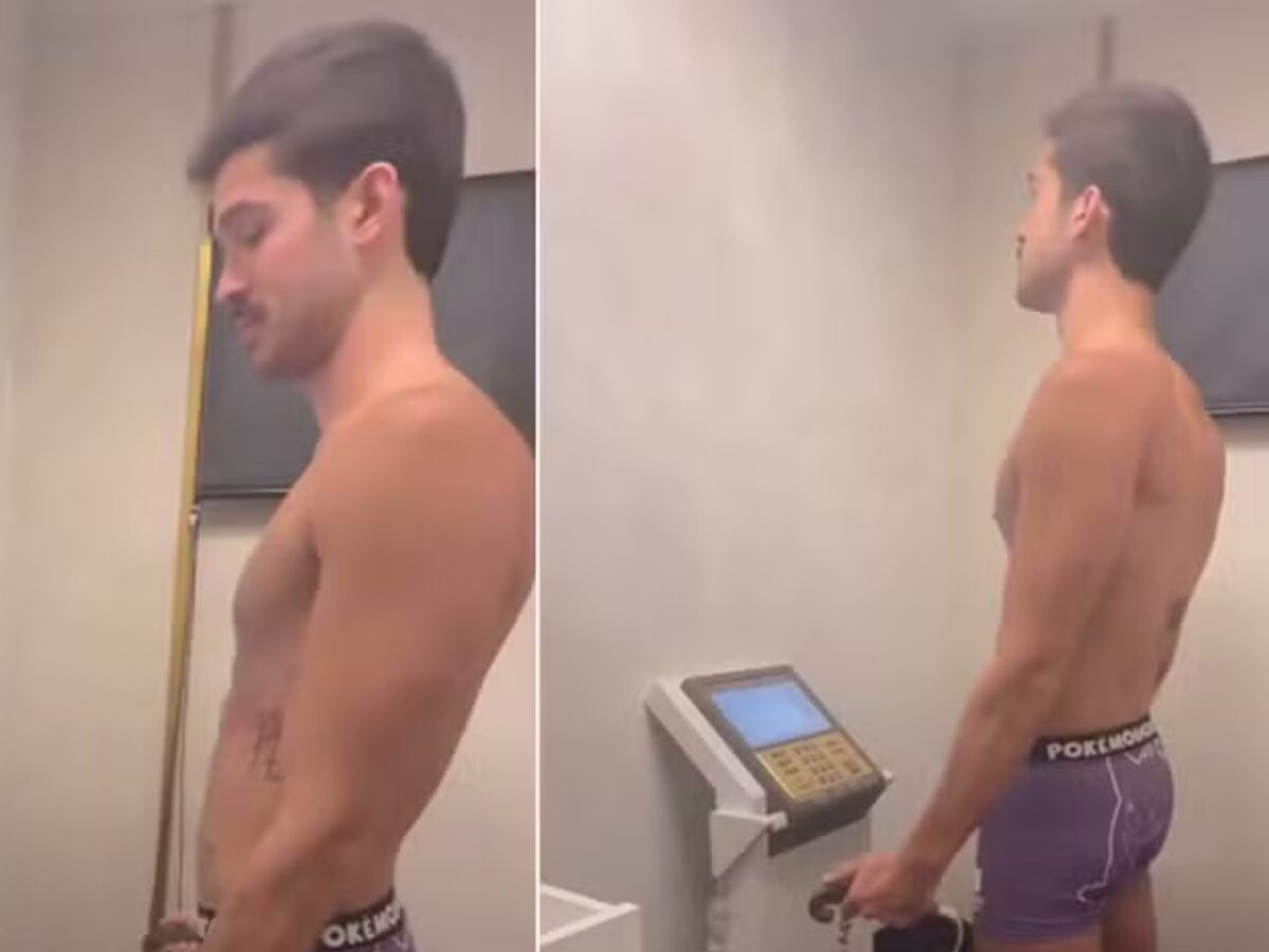 João Guilherme surge usando cueca do Pokémon
